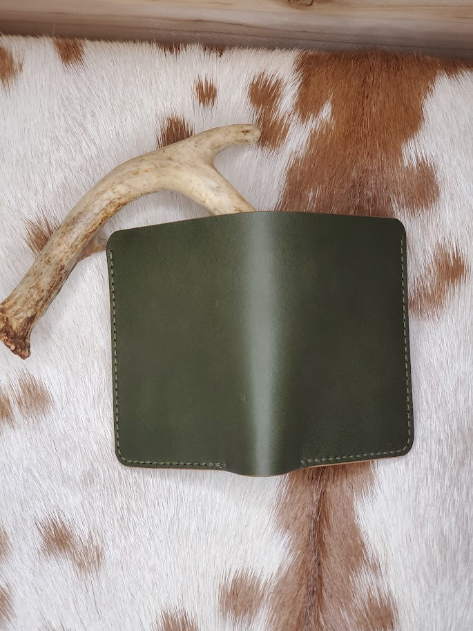 Vertical 8 Pocket Bi-fold Wallet