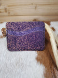 Purple Splatter Card Holder