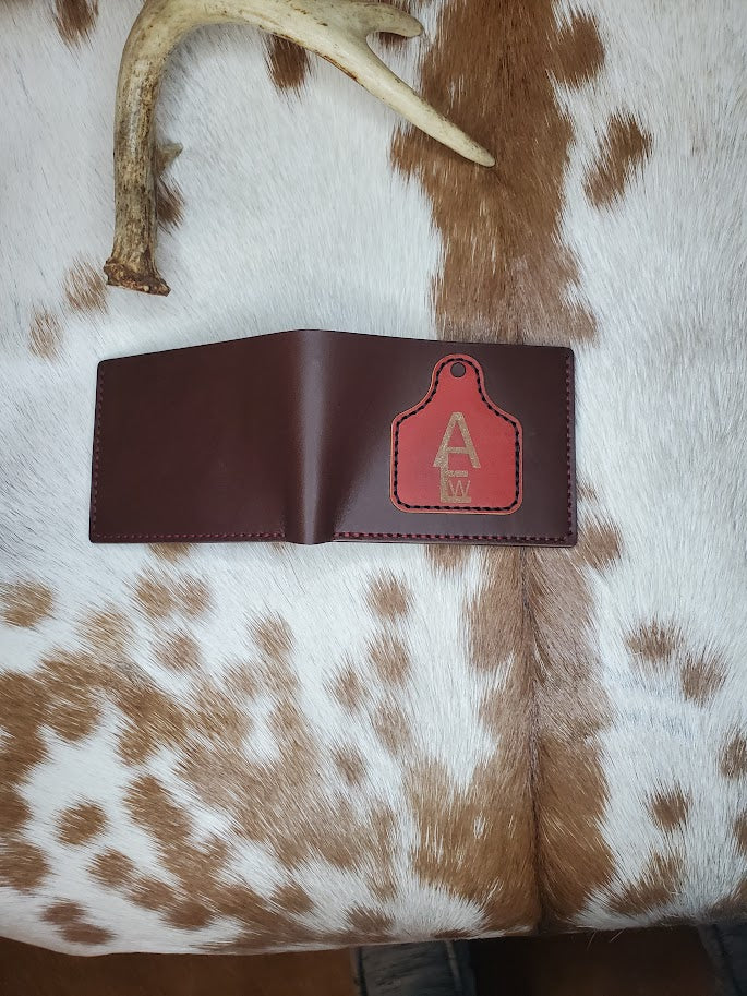 Ear Tag Bi-fold Six Pocket Wallet
